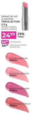 Balsam do ust w sztyfcie TRIPLE ACTION NM0652 Very Glam Cherry 03 promocja w NEONAIL & NEO MAKE UP