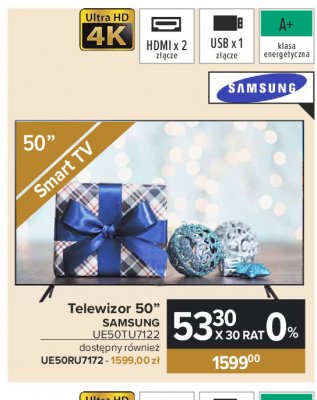 Telewizor 50" ue50tu7122 Samsung promocja
