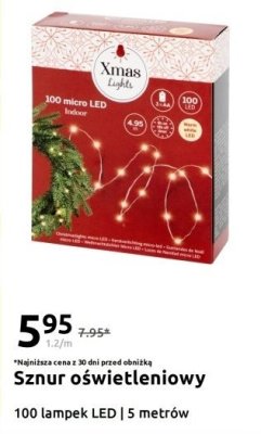 Sznur oświetleniowy 100 lampek LED promocja w Action