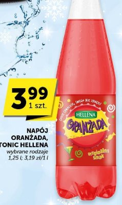 Napój oranżada, tonic Hellena wybrane rodzaje promocja w Groszek