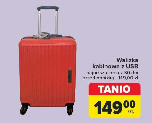 Walizka kabinowa promocja w Carrefour Market