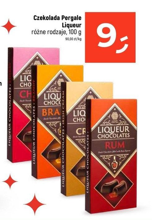 Czekoladki rum Liqueur chocolates promocja w Dealz