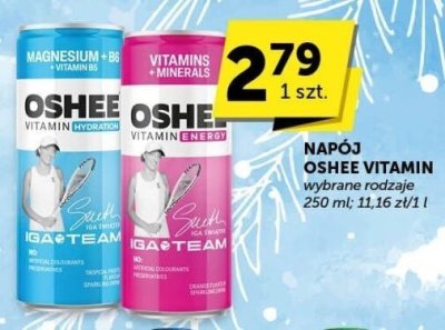 Napój Oshee Vitamin promocja w Groszek