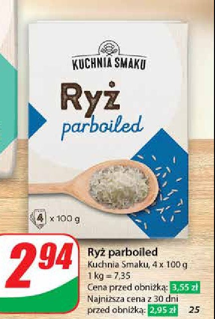 Ryż parboiled Kuchnia smaku promocja