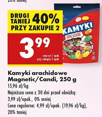 Kamyki arachidowe Magnetic promocja