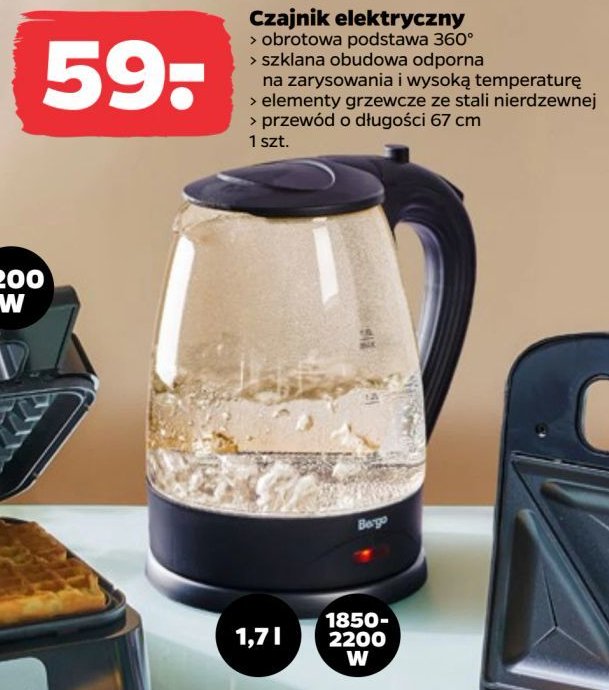 Czajnik 1.7 l promocja w Netto