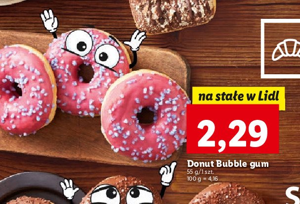 Donut bubble gum promocja