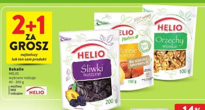 Bakalie HELIO wybrane rodzaje promocja w Intermarche
