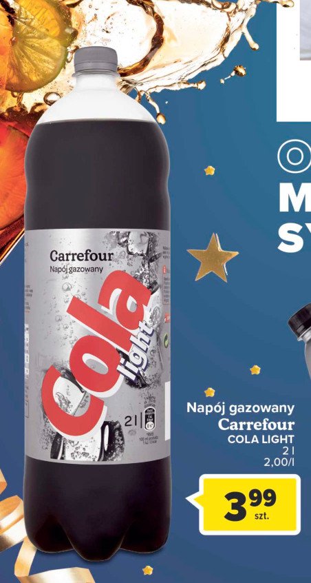 Napój cola light Carrefour promocja