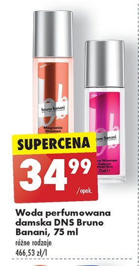 Dezodorant Bruno banani pure woman promocja