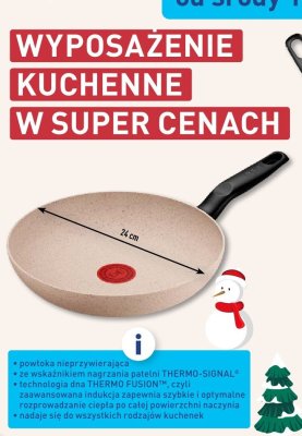 TEFAL patelnia 24 cm promocja w Aldi