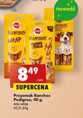 Przysmak dla psa wrap Pedigree ranchos promocja