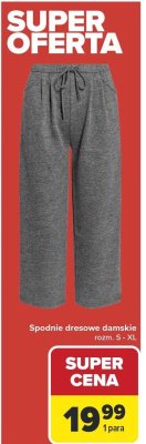 Spodnie dresowe damskie rozm. S - XL promocja w Carrefour