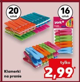 Klamerki extra York promocja