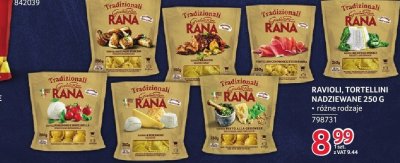 Ravioli, Tortellini nadziewane 250 g różne rodzaje promocja w Selgros