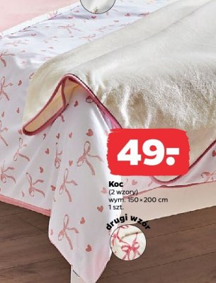 Koc 150x200 cm promocja w Netto