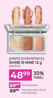 Paleta rozświetlaczy SHINE IS MINE NM0649 promocja w NEONAIL & NEO MAKE UP