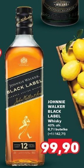 Whisky Johnnie walker black label promocja w Kaufland