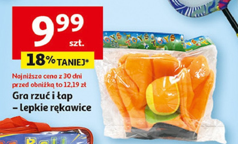 Gra rzuć i łap lepkie rękawice promocja