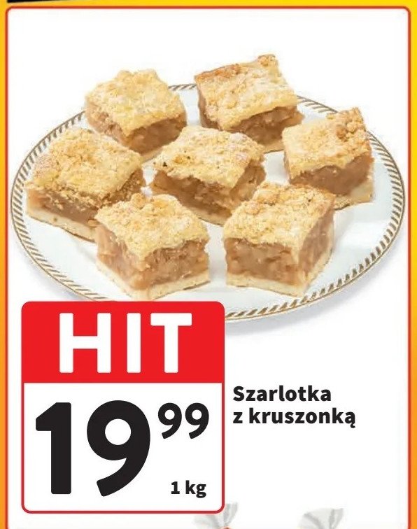 Szarlotka z kruszonką promocja