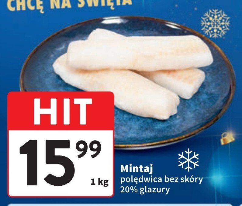 Mintaj polędwica mrożona promocja