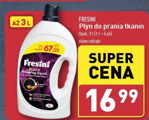 Płyn do prania black Fresini promocja