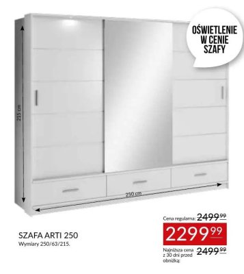 Szafa ARTI 250 Abra Meble promocja w Abra Meble