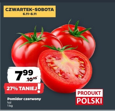 Pomidor czerwony luz promocja w Netto