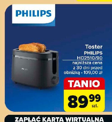 Toster hg2510/90 Philips promocja w Carrefour