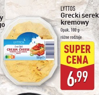 Serek kremowy z papryką Lyttos promocja w Aldi