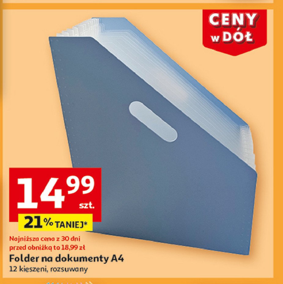 Folder na dokumenty a4 promocja