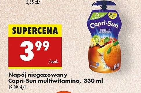 Napój multiwitamina Capri-sun promocja w Biedronka