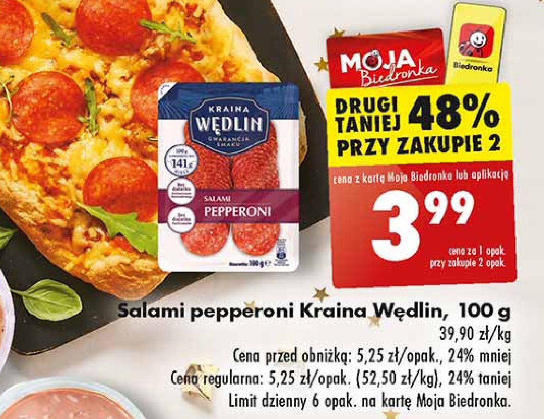 Salami pepperoni Kraina wędlin promocja