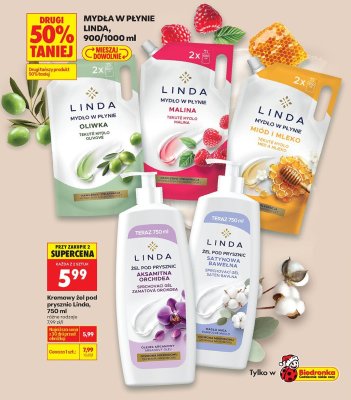 Mydło w płynie Linda Oliwka promocja w Biedronka