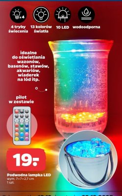 Podwodna lampka LED promocja w Netto