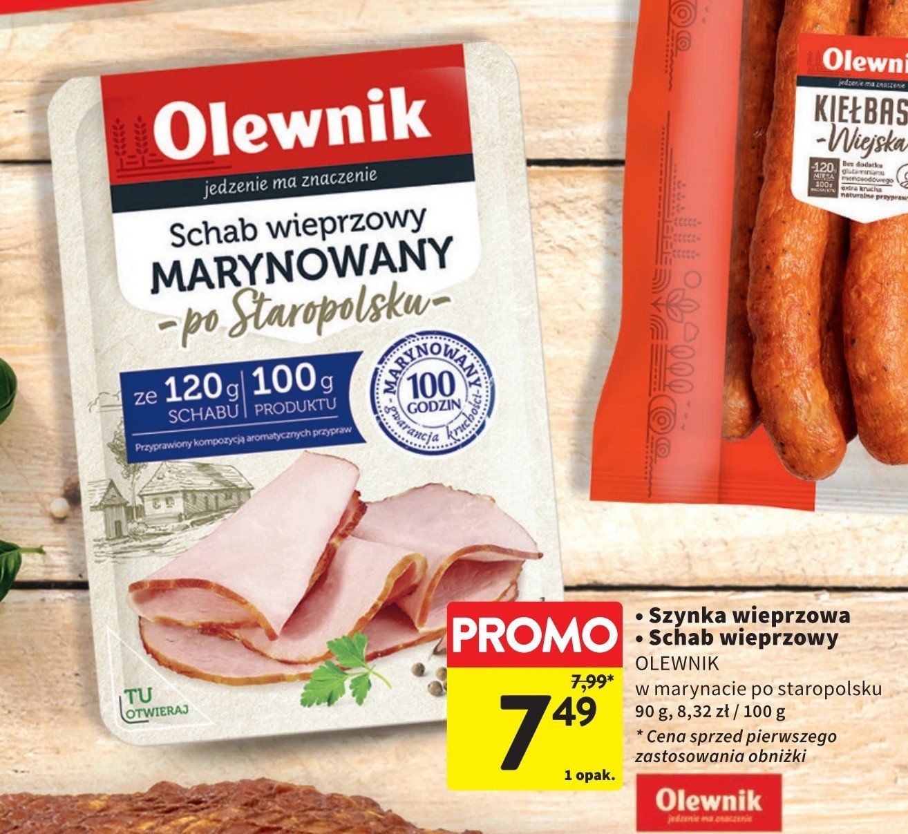 Schab wieprzowy marynowany po staropolsku Olewnik promocja w Intermarche