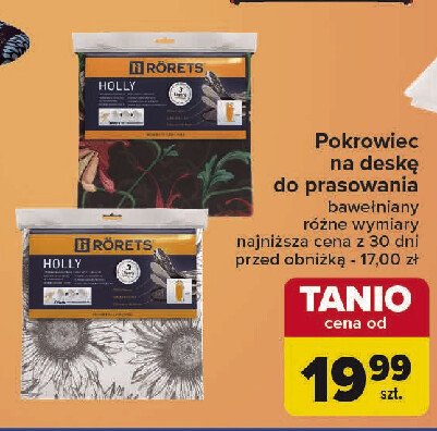 Pokrowiec na deskę do prasowania Rorets promocja w Carrefour