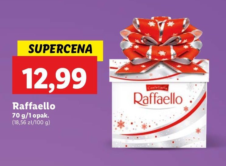 Bombonierka prezent Raffaello promocja w Lidl