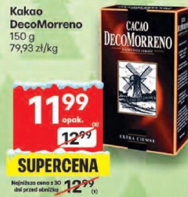 Kakao DecoMorreno promocja w Delikatesy Centrum
