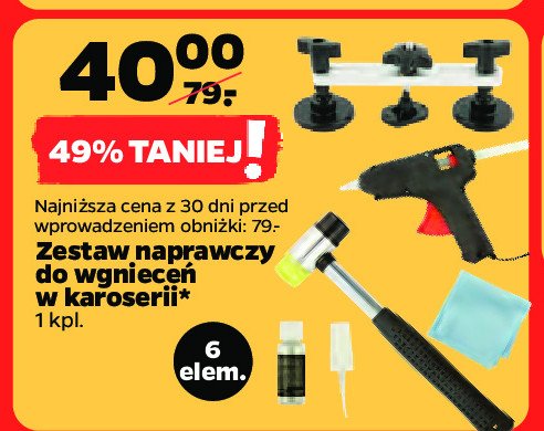 Zestaw naprawczy do wgniece艅 w karoserii promocja