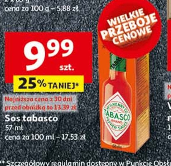 Tabasco Matmar comindex promocja w Auchan