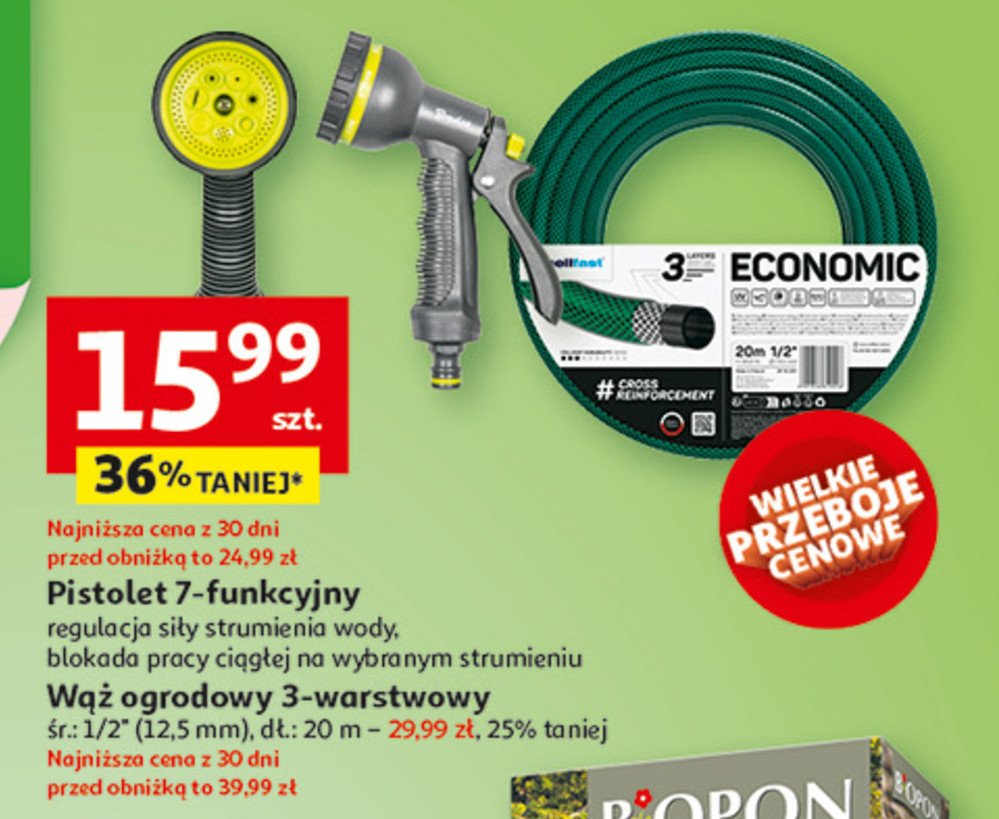 Pistolet 7-funkcyjny Cellfast promocja w Auchan