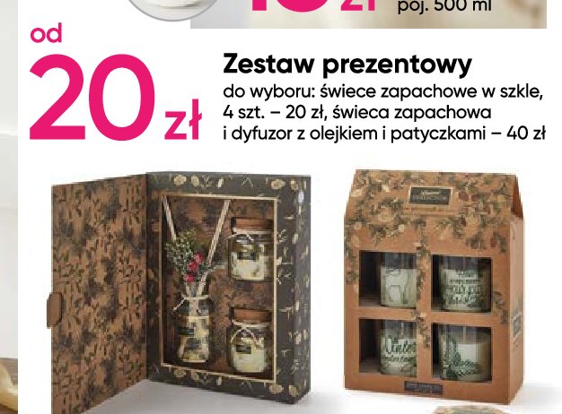 Zestaw 艣wieczek w szkle promocja