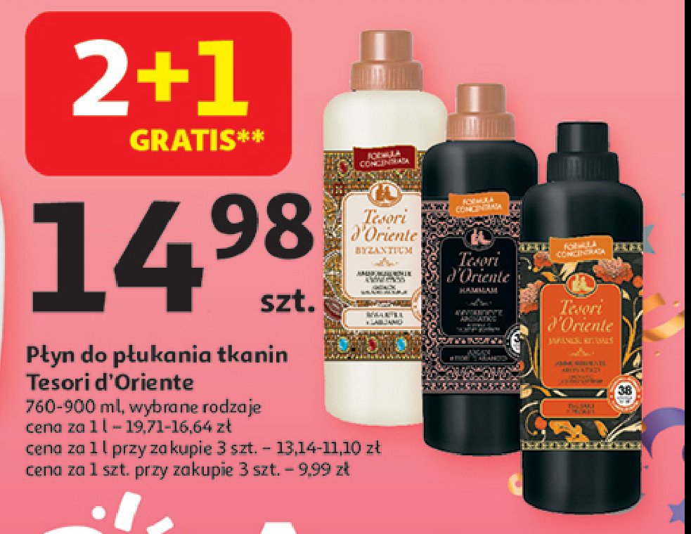 Koncentrat do płukania hammam Tesori d'oriente promocja w Auchan