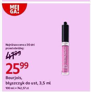 B艂yszczyk do ust 11 brillante ballerina Bourjois gloss fabuleux promocja