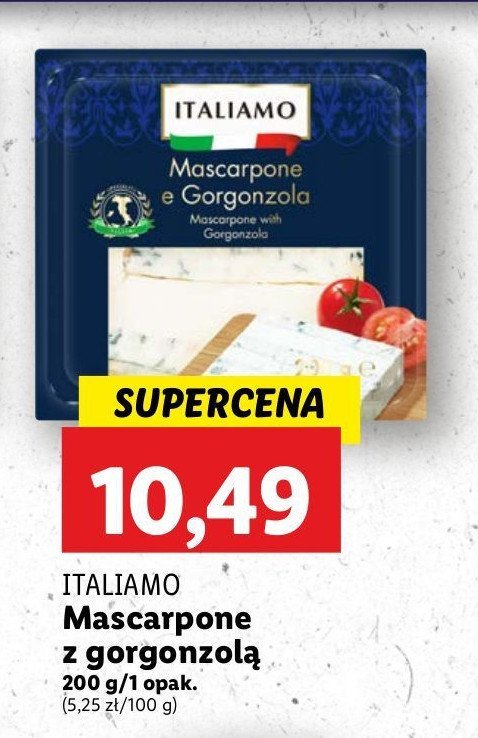 Ser mascarpone z gorgonzolą Italiamo promocja