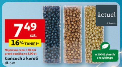 Łańcuch z korali promocja w Auchan