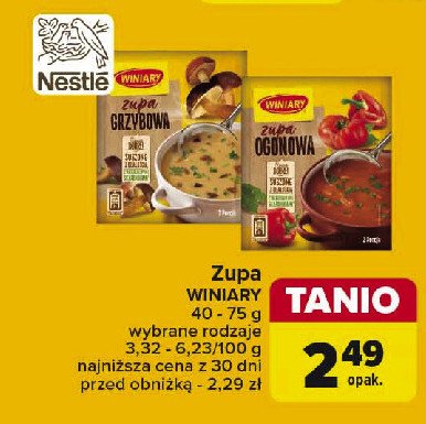 Zupa ogonowa Winiary nasza specjalność promocja
