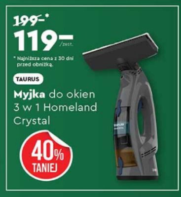 Myjka do okien 3 w 1 Homeland Crystal TAURUS promocja w Biedronka