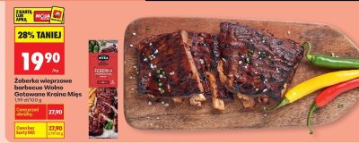 Żeberka wieprzowe barbecue Wolno Gotowane  promocja w Biedronka
